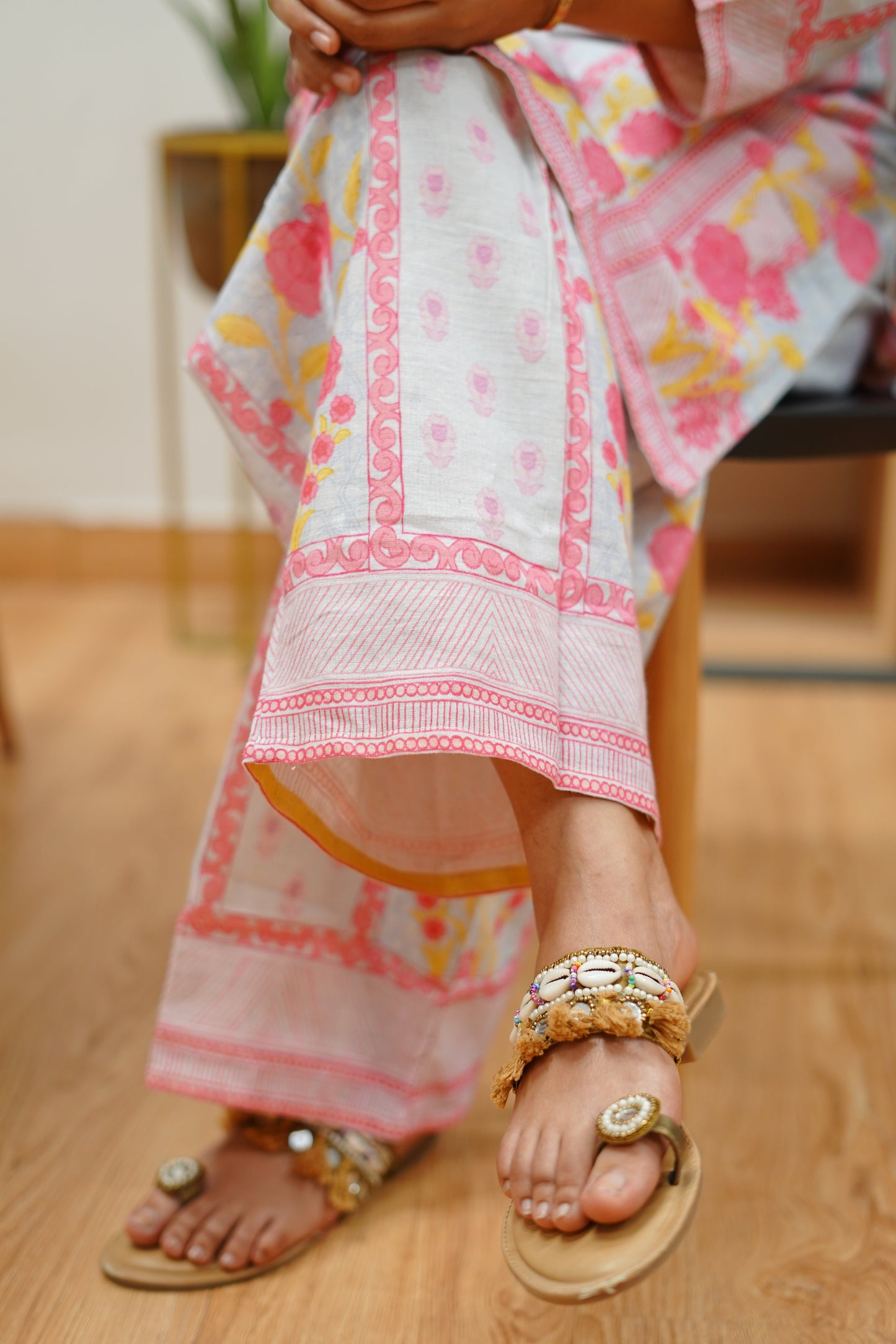 Arabic grey printed Co-Ord set