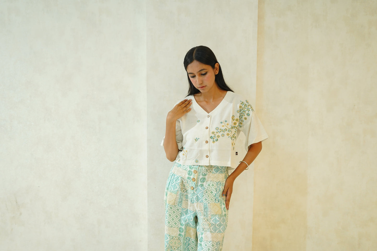 Sea green Iris Co-Ord set