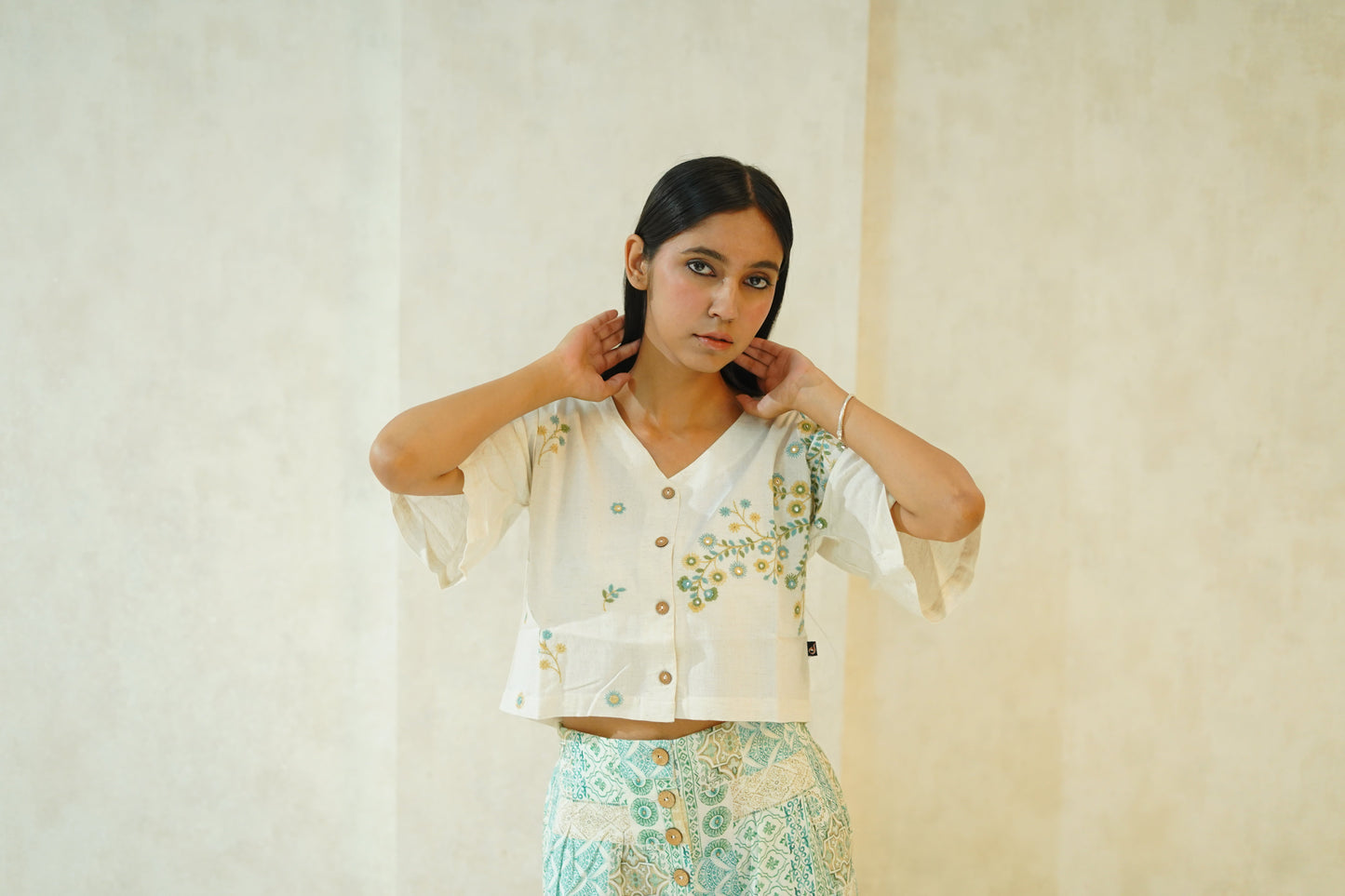 Sea green Iris Co-Ord set