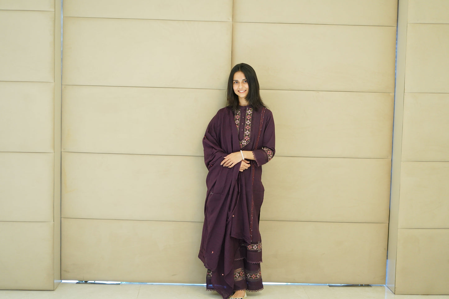 Purple Pancy Suit Set