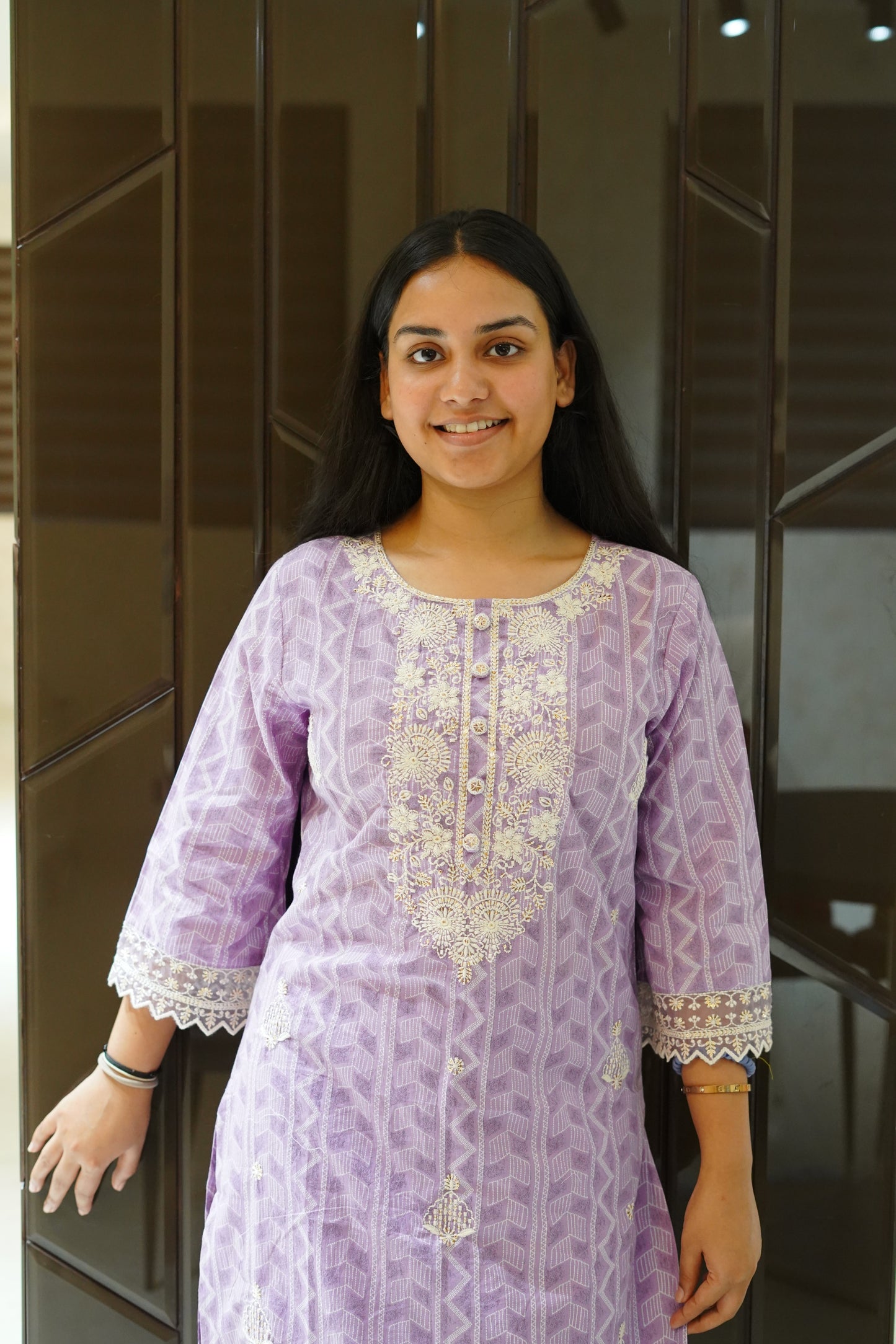 Sweet lavender rua suit set