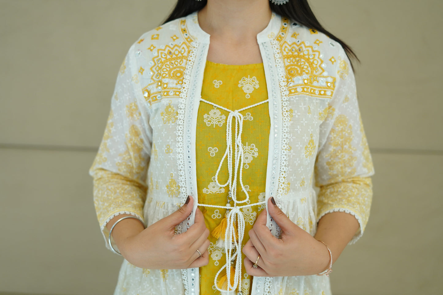 Yellow Nikhar Dress