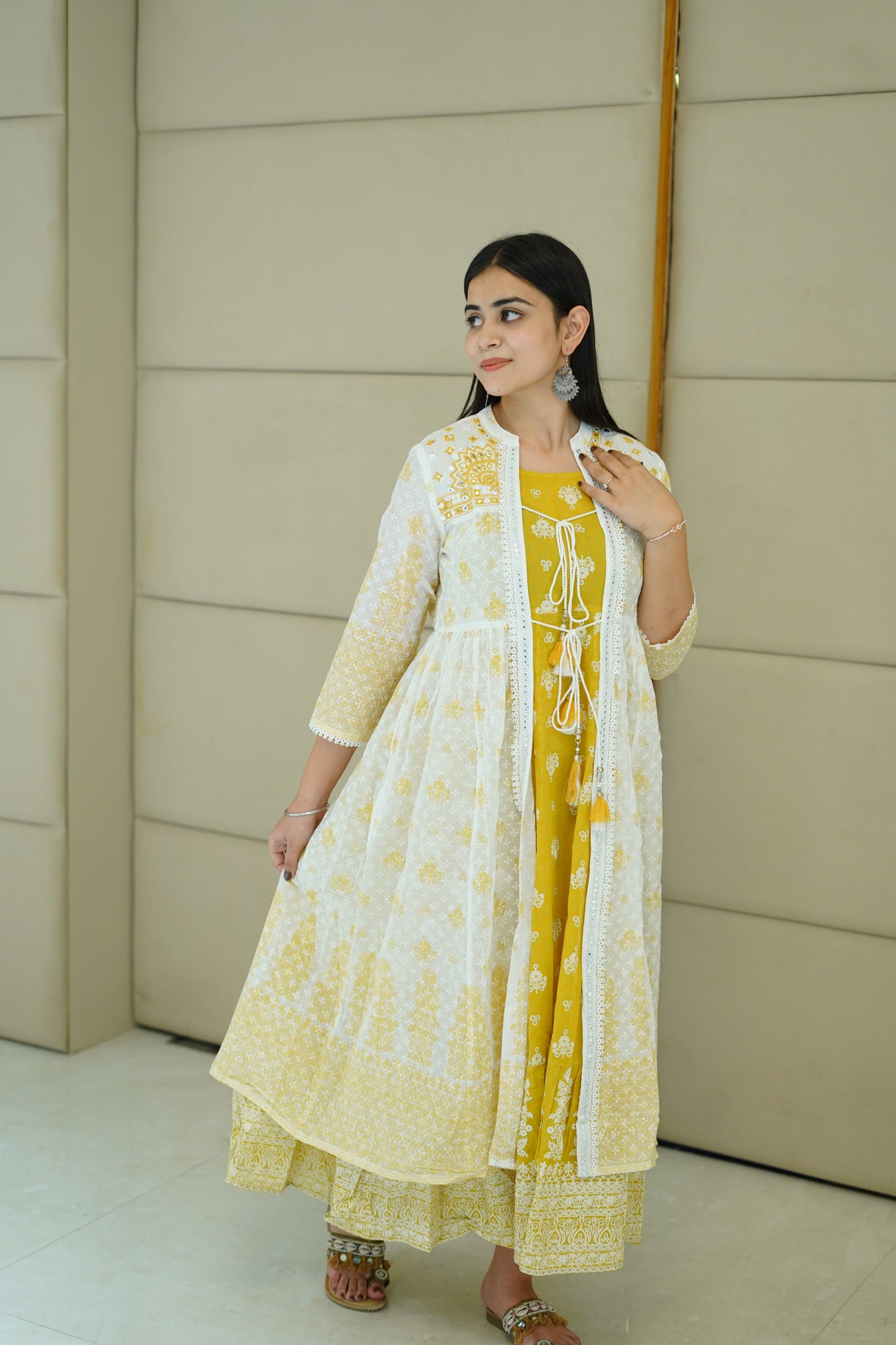 Yellow Nikhar Dress