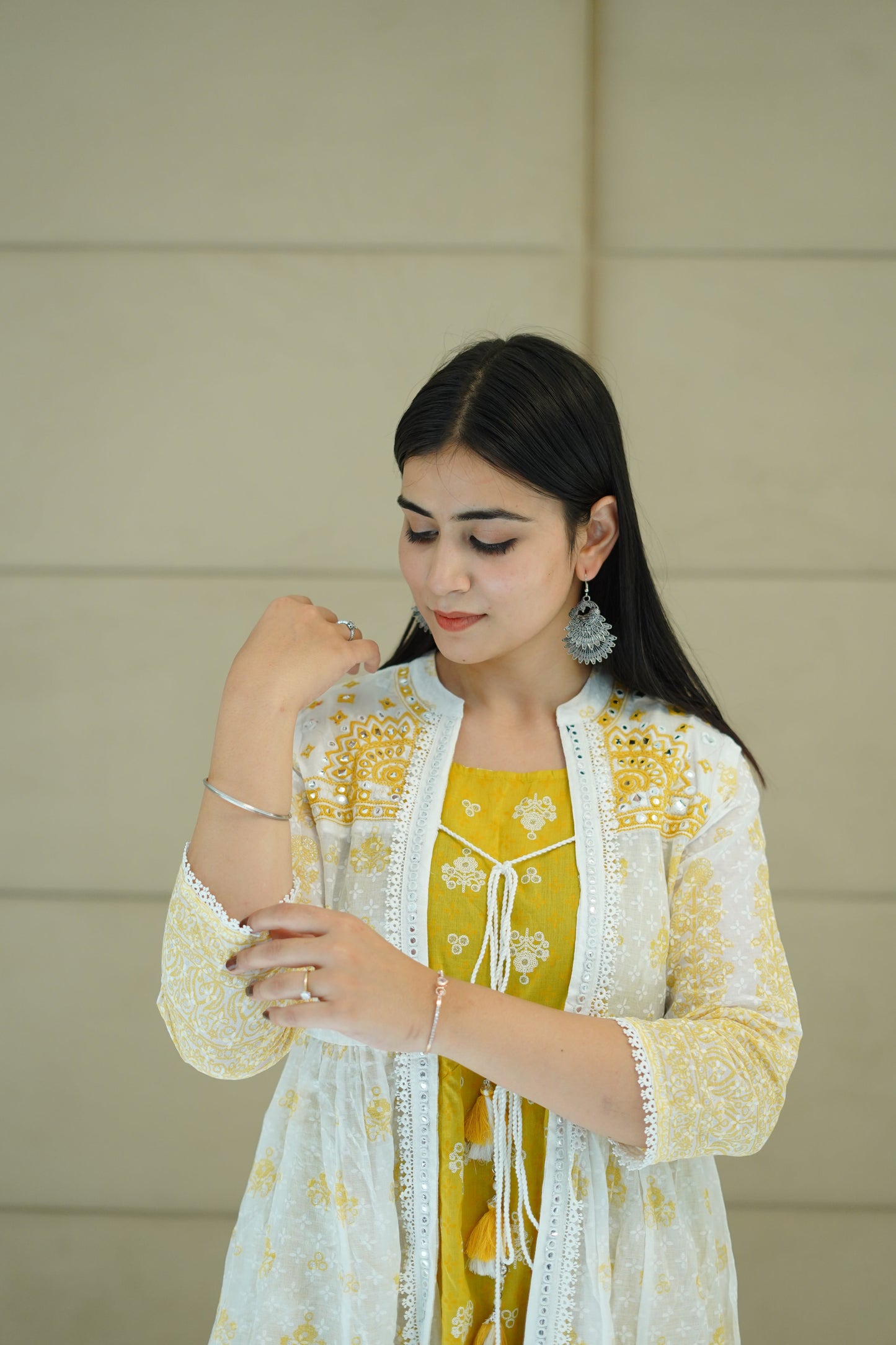 Yellow Nikhar Dress