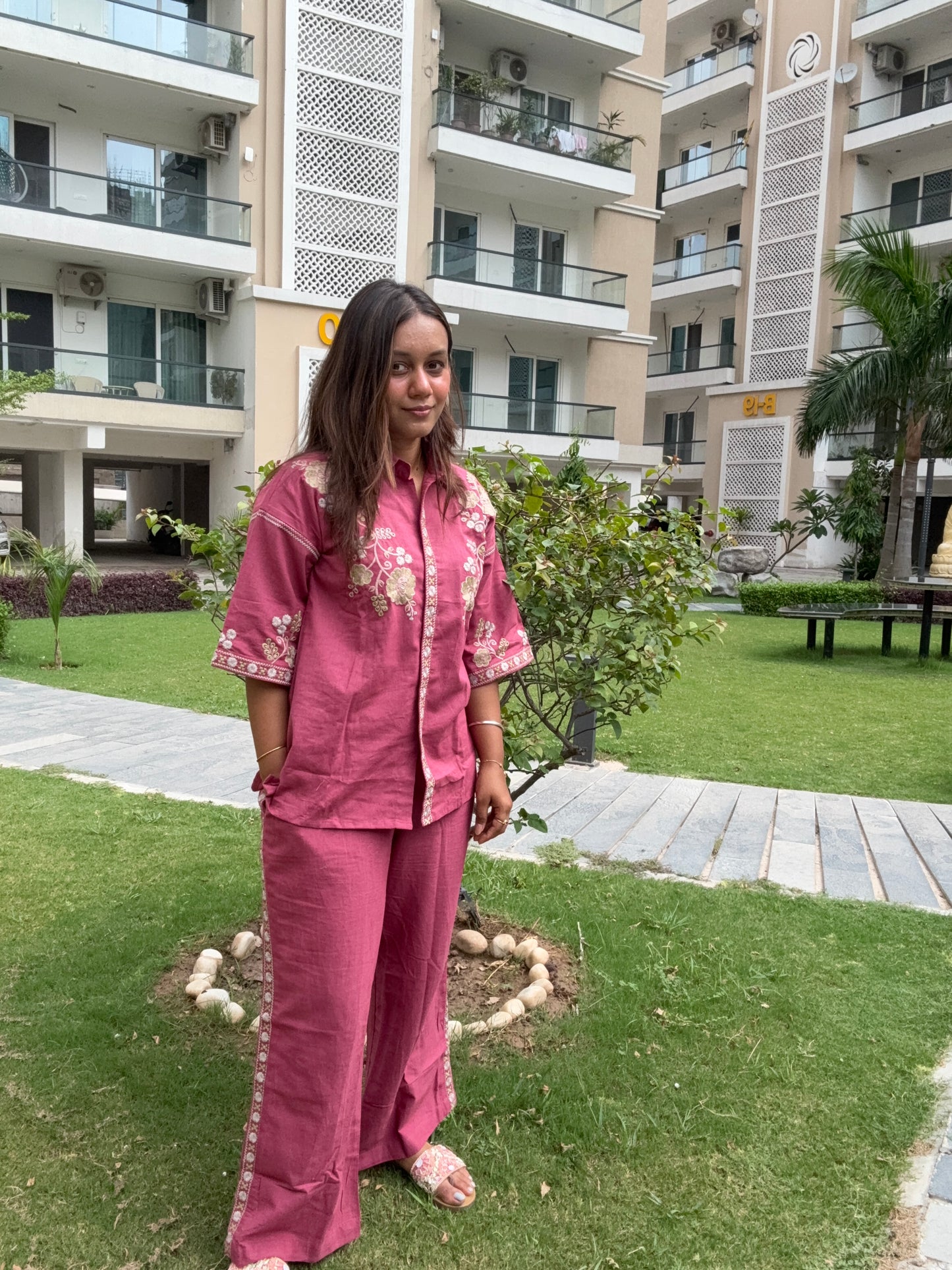 Dusty rose co-ord set