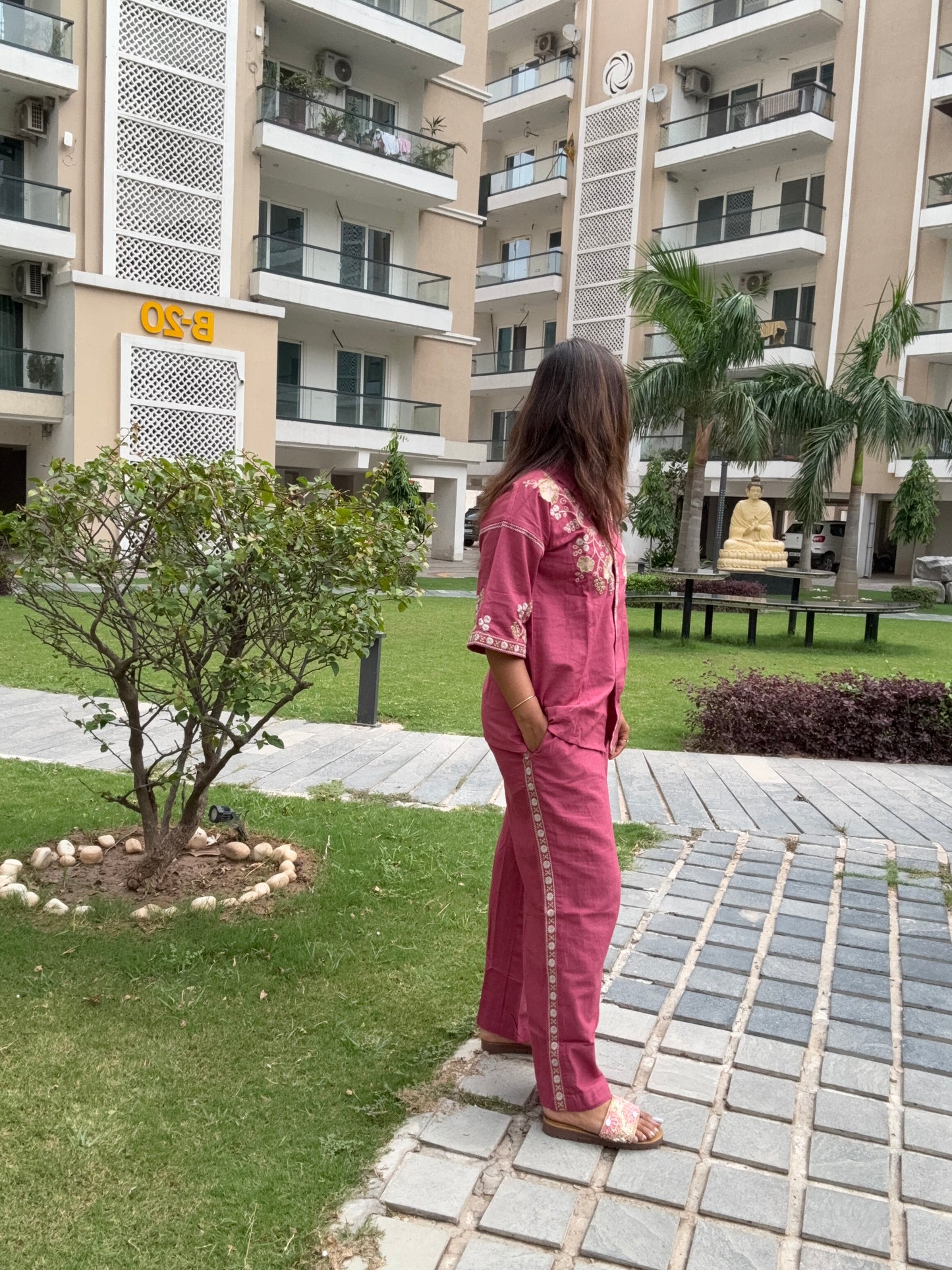 Dusty rose co-ord set