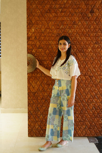 Fresh blue Iris Co-Ord set