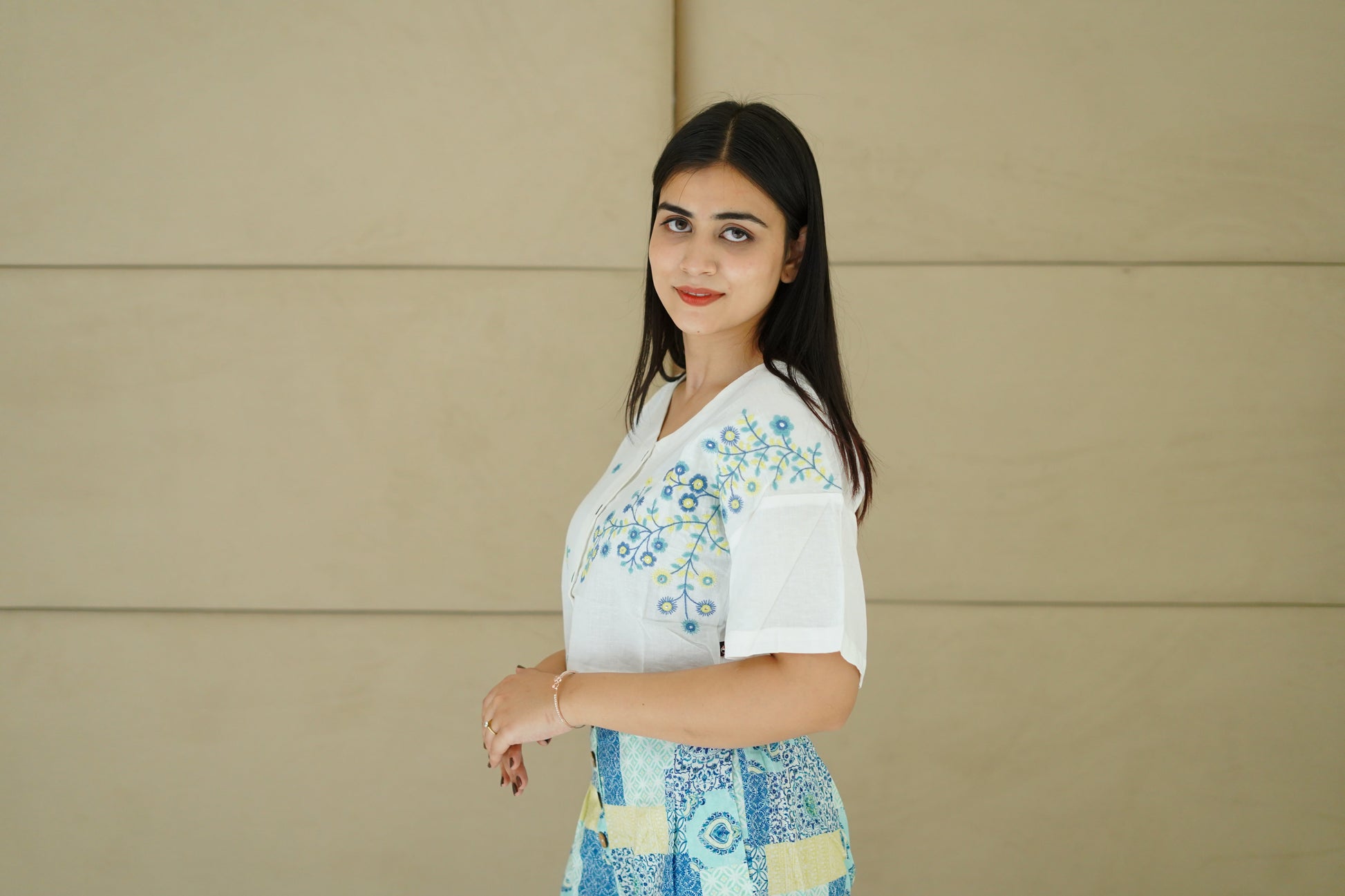 Fresh blue Iris Co-Ord set