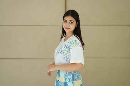 Fresh blue Iris Co-Ord set