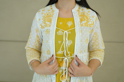 Yellow Nikhar Dress