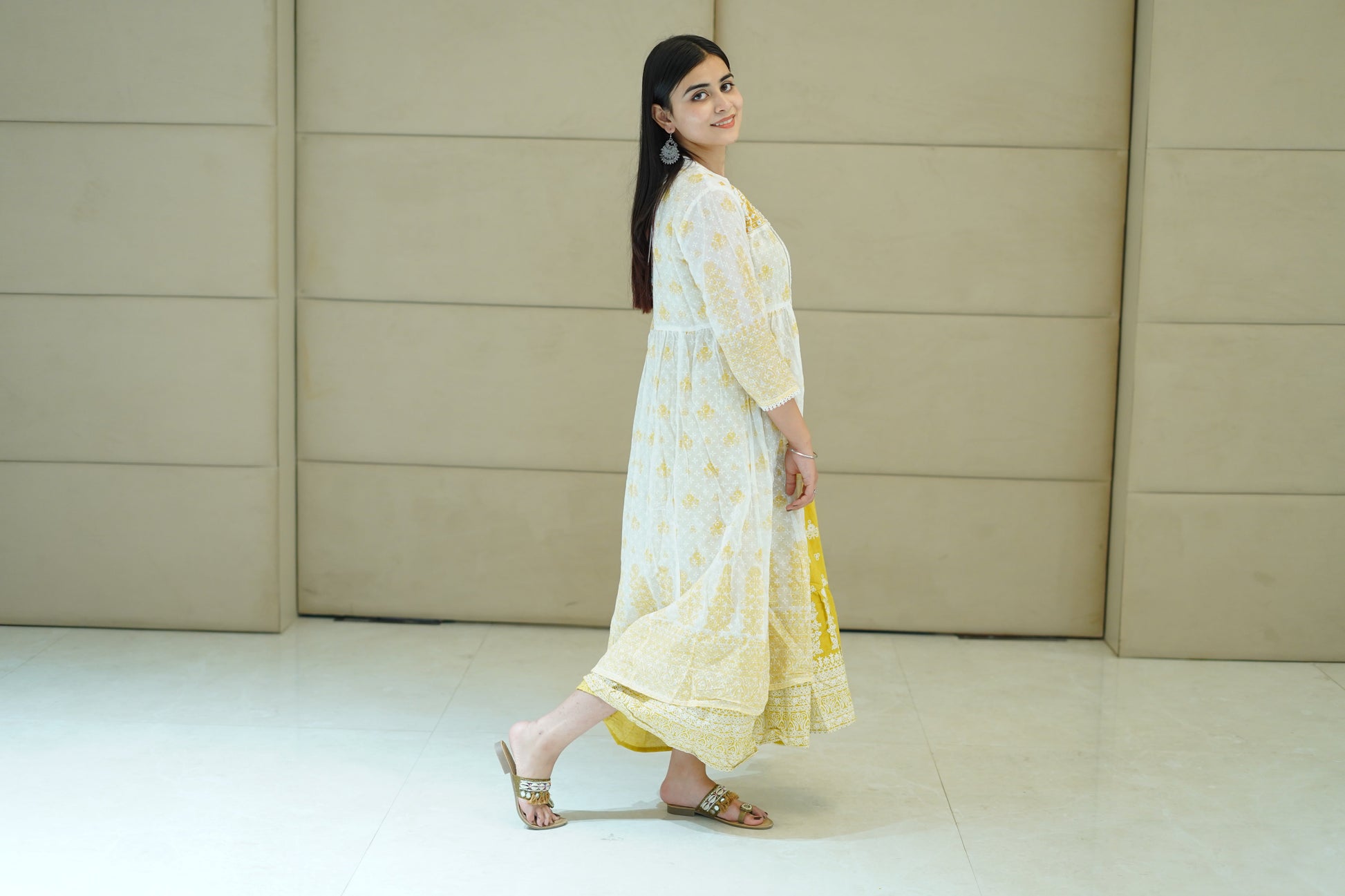 Yellow Nikhar Dress