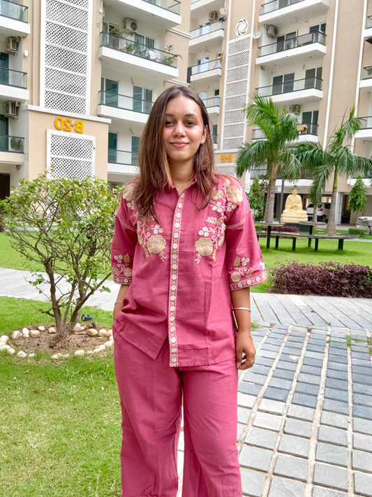 Dusty rose co-ord set